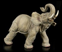 Large Elephant Figurine with raised Trunk