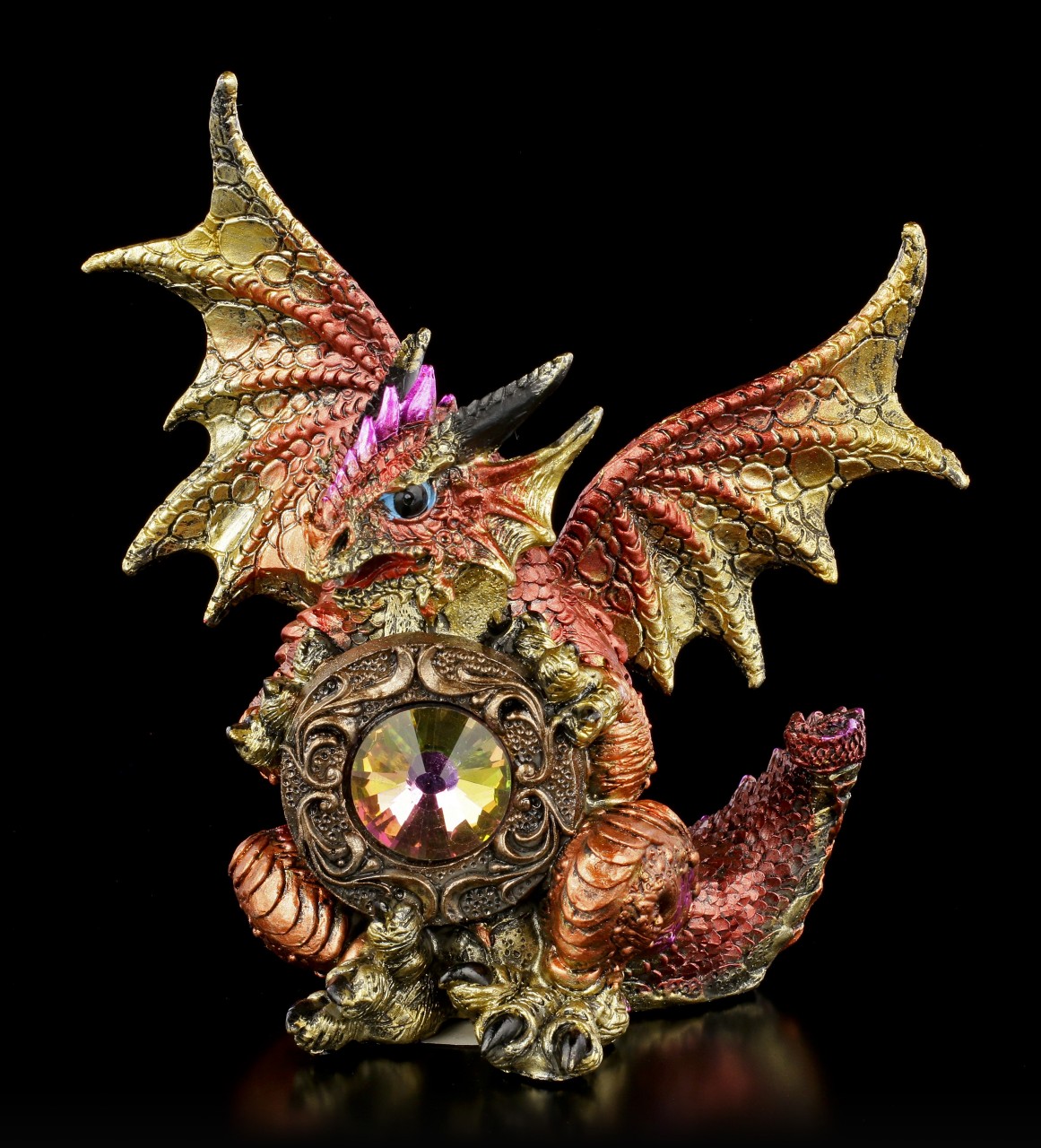 Dragon Figurine - Rainbow Guardian