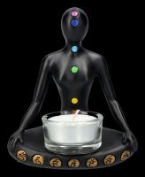 Teelichthalter - Chakra Yoga