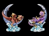 Dragon Figurines on Moon Set