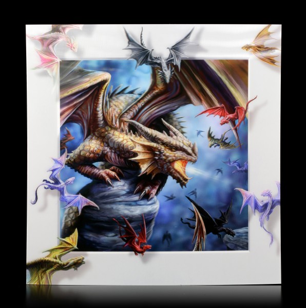 5D Bild mit Drachen - Dragon Clan