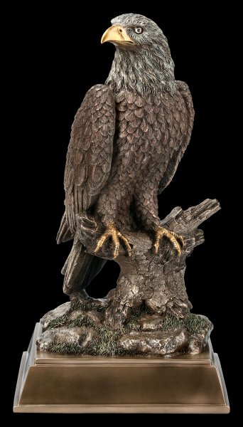 Bald Eagle Figurine on Base