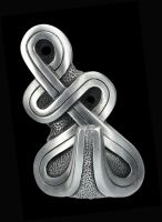 Wall Hook Set - Celtic silver by Design Clinic