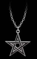 Alchemy Pentagramm Halskette - Black Star