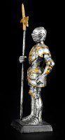 Small Knight Figure with Halberd