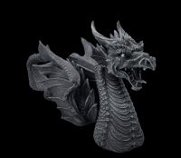 Threepart Dragon Figurine out of Ground