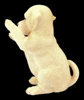 Hunde Figur - Labrador Welpe macht Männchen