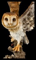 Large Barn Owl Figurine