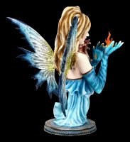 Fire Fairy Bust with Dragon