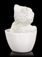 Dog in Cup mini - West Highland Terrier Puppy