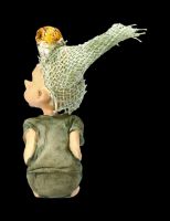 Pixie Goblin Figurine - Owl on Head