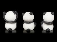 Panda Figurines - No Evil