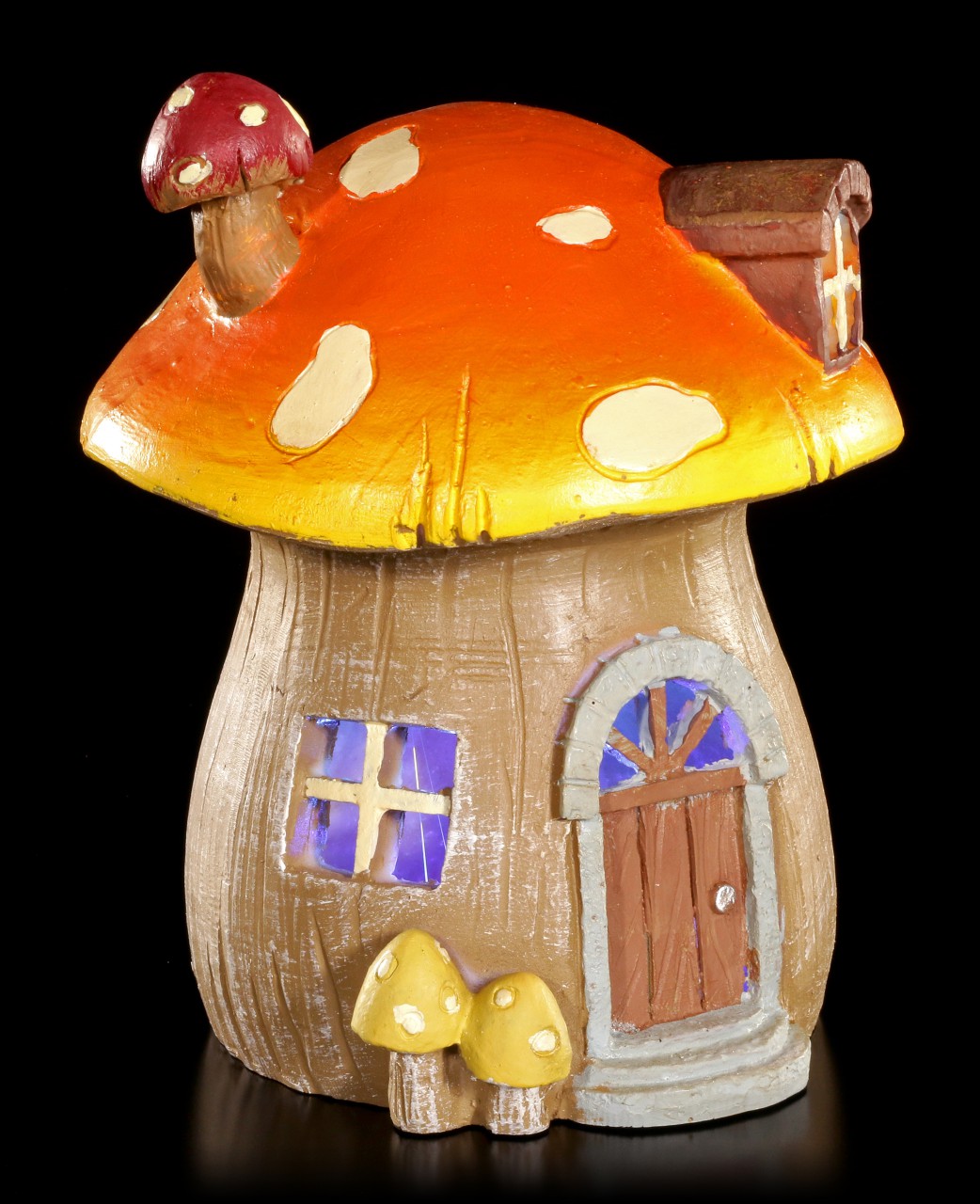 Small Pixie House with LED Lighting - Mystical Mushroom