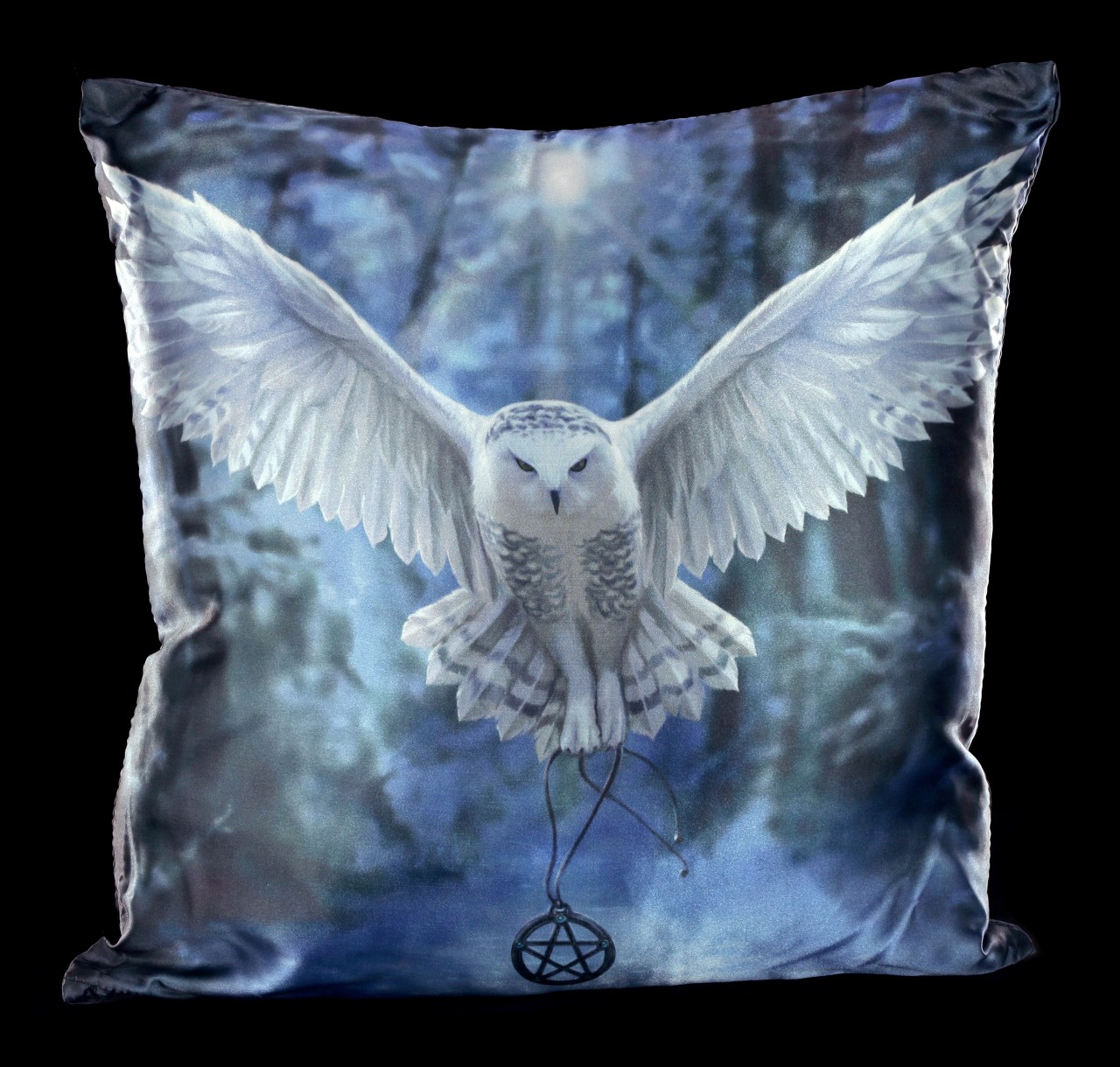 Large Cushion with Eule - Awaken your Magic