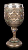 Goblet - David Star Decorated with Menorah