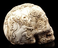 Templar Skull with Lion Crest