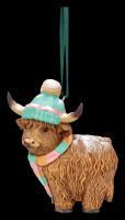 Highland Cow Hängeornament - Winter