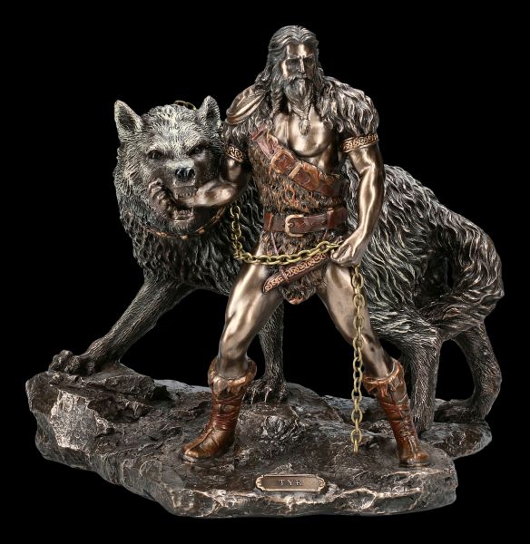 Tyr Figurine with Fenrir - God of War