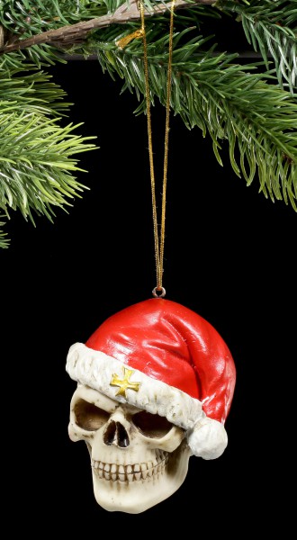 Skull Christmas Decoration - Santa is Dead