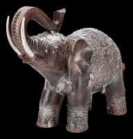 Elephant Figurine - Indian Brown Large