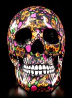 Colourful Day of the Dead Skull - VIVA!