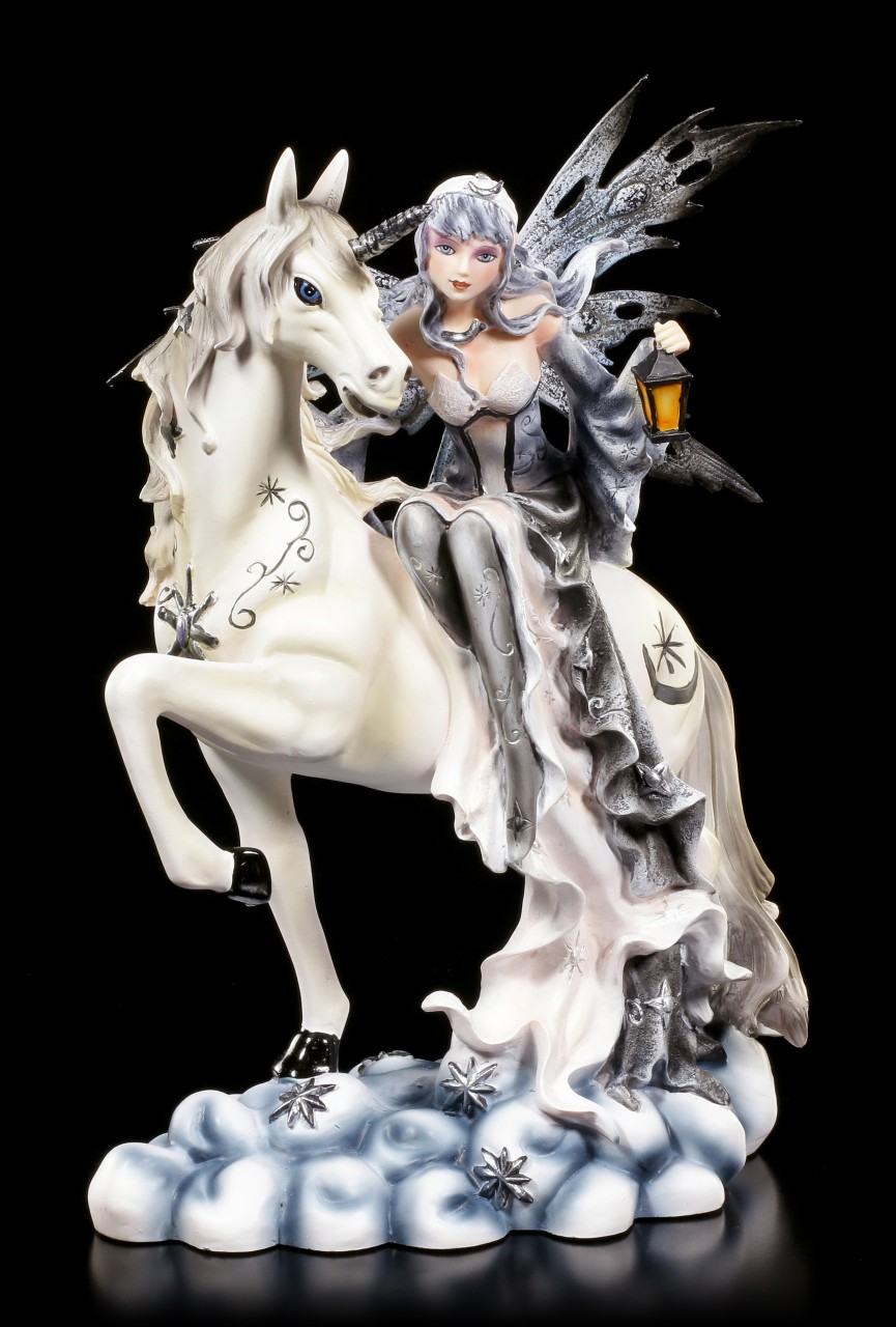 Night Fairy Figurine - Neladil on Unicorn