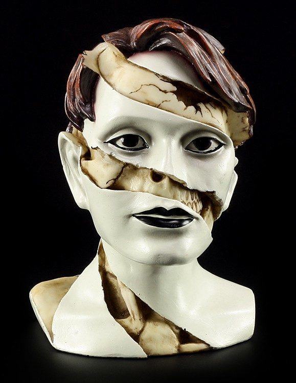 Woman Bust - Skull Makeup