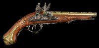 2 Cannons Flintlock Pistol - France Gribeauval
