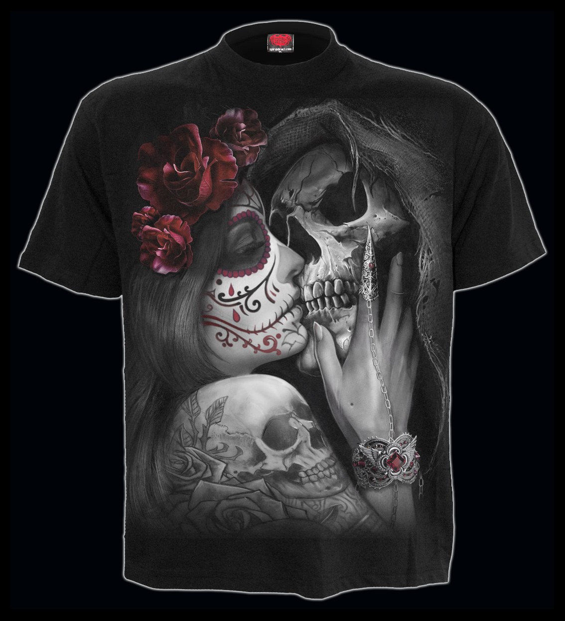Spiral Reaper T-Shirt - Dead Kiss