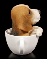 Dog Figurine - Beagle Teacup Pup