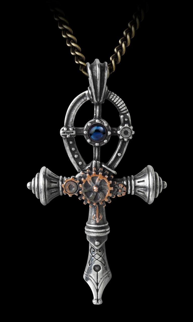 Alchemy Necklace with Cross - Autokinetic Literankh