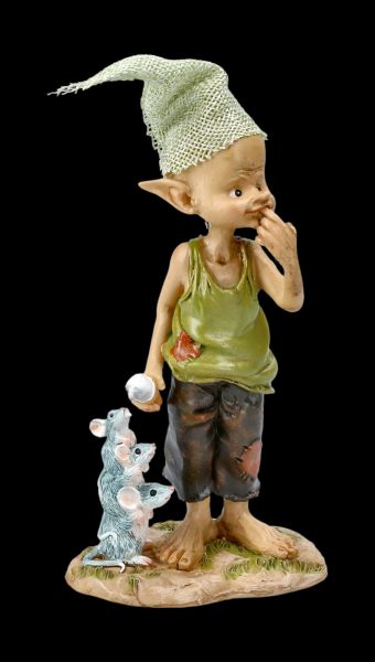Pixie Kobold Figur Ich weiß von nichts Gnome Trolle Fantasy 