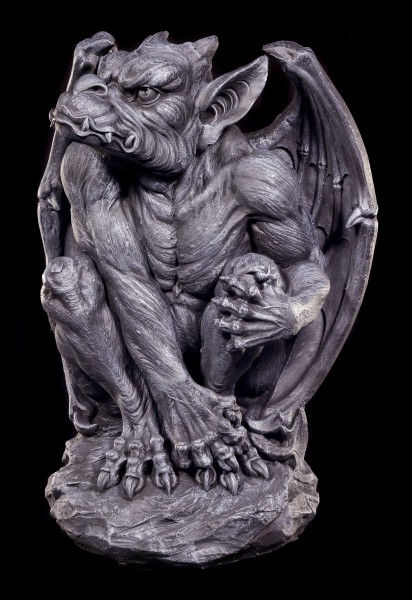 Große Gargoyle Figur - Silas der Wächter