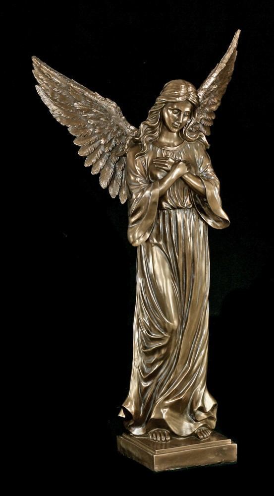 Garden Figurine - Angel bronzed - large
