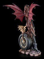 Dark Angel Figur - Biker Outfit mit Drachen