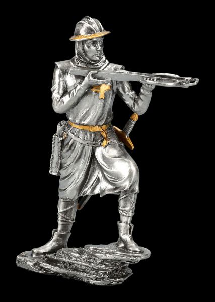 Pewter Figurine - Crusader with Crossbow
