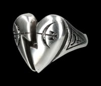 Gebrochenes Herz Ring - Broken Promise von Alchemy