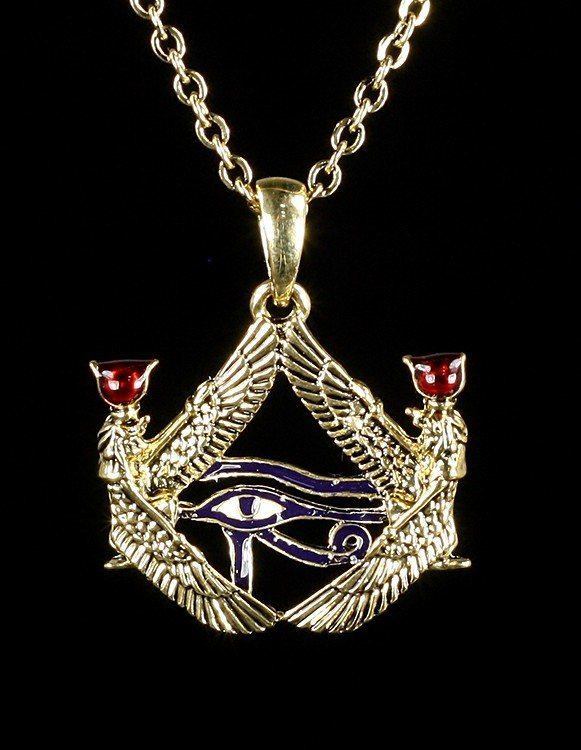 Halskette - Isis mit Auge des Horus