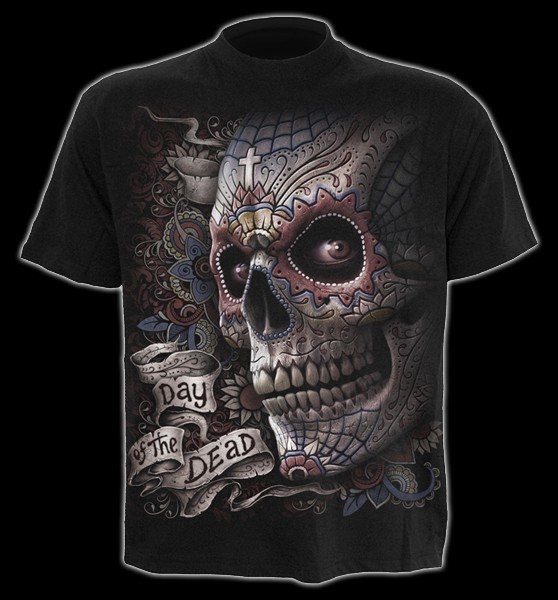 T-Shirt mit Totenkopf - El Muerto