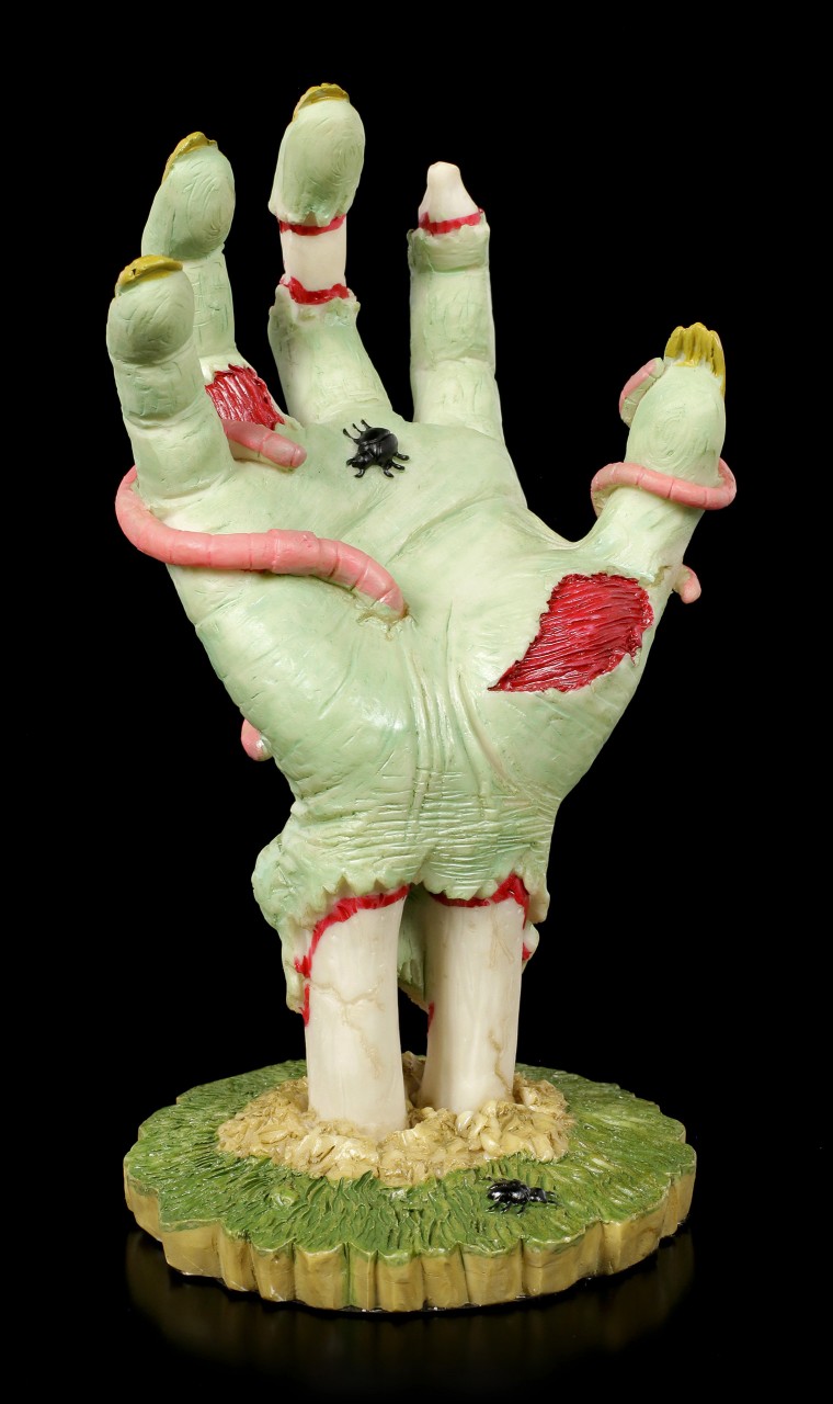 Zombie Hand als Schmuckhalter