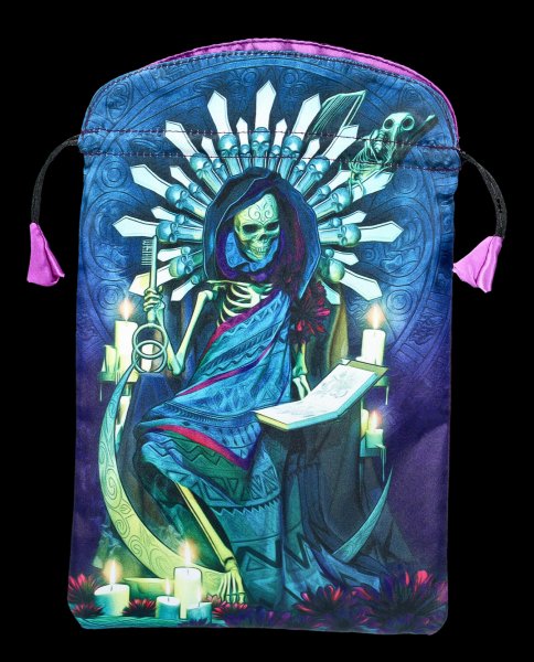Satin Tarot Bag - Santa Muerte