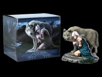 Wolf Figurine - Protector by Anne Stokes - limited