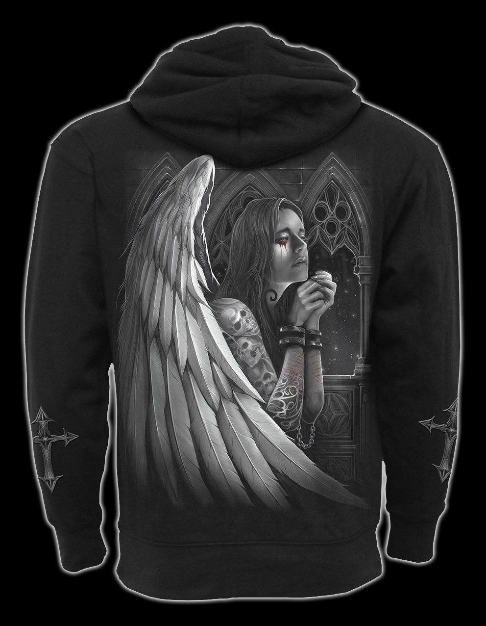 Absolution - Gothic Angel Hoody
