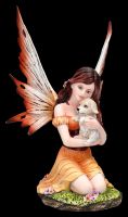 Fairy Figurine - Amy with Puppy Dog