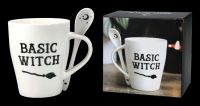 Mug with Spoon - Basic Witch