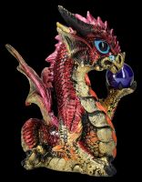 Drachen Figur rot - Orb Hoard