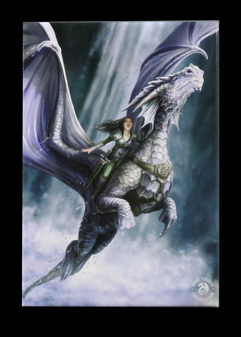 Take To The Air Dragon Magnet by Anne Stokes