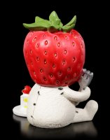 Furry Bones Figurine - Strawberry