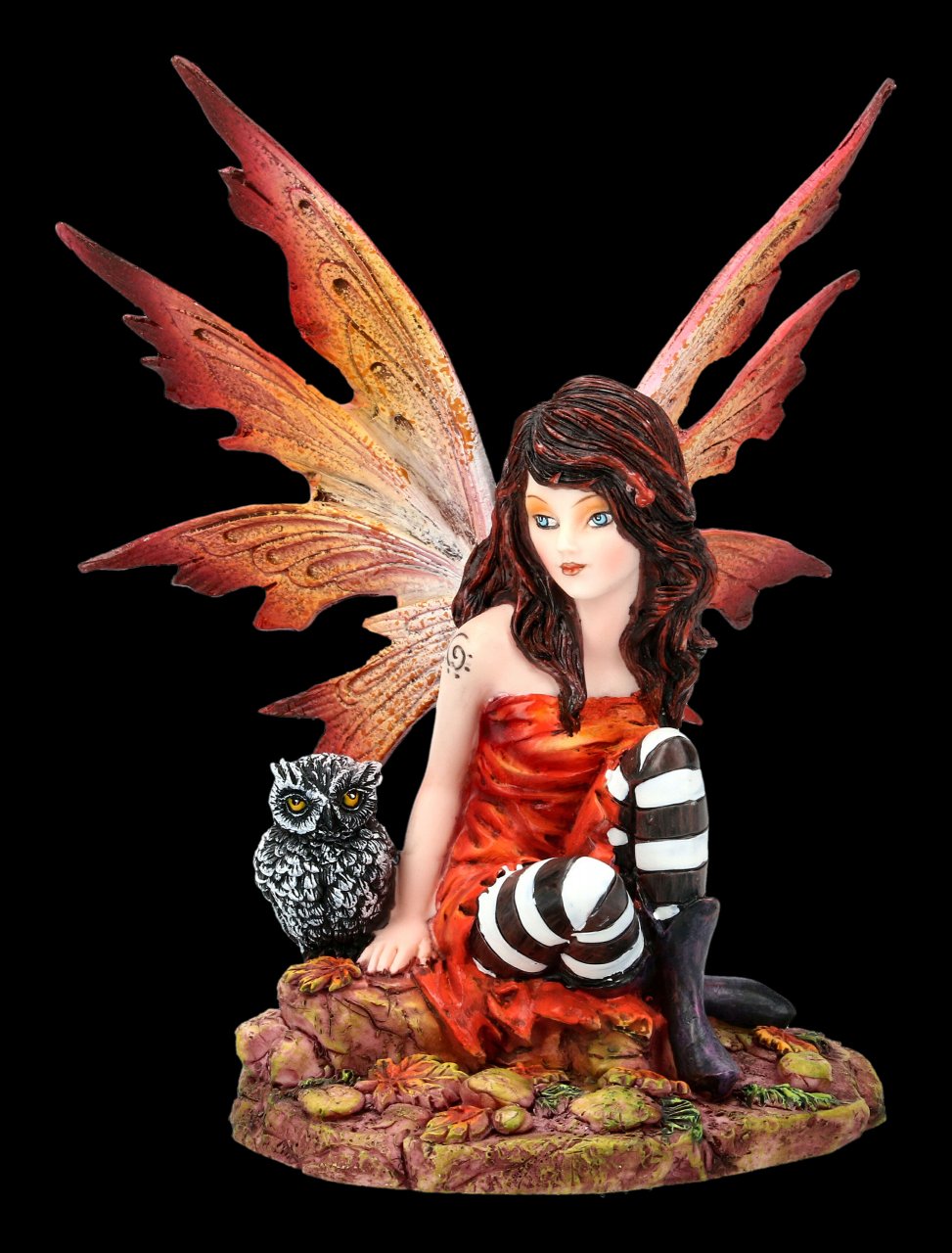 Fairy Figurine - Mali with Owl