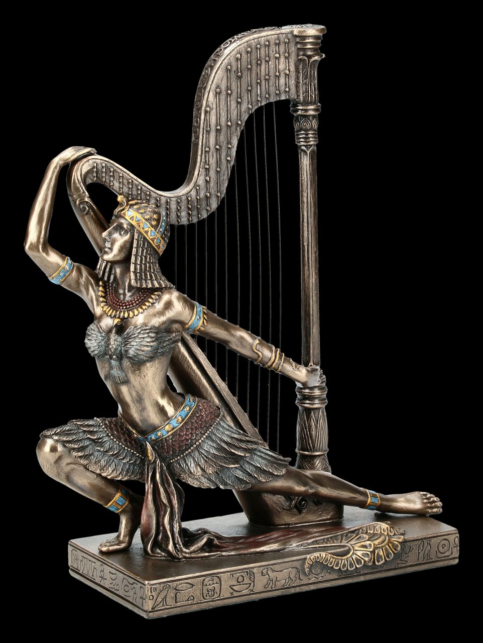 Egyptian Dancer Figurine with Harp